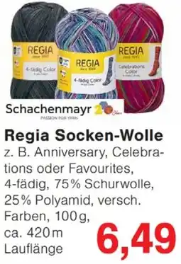 Wiglo Wunderland Schachenmayr Regia Socken-Wolle Angebot