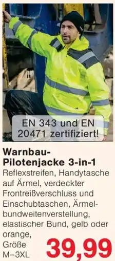 Wiglo Wunderland Warnbau Pilotenjacke 3-in-1 Angebot