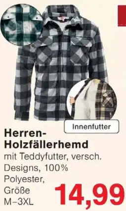 Wiglo Wunderland Herren Holzfällerhemd Angebot