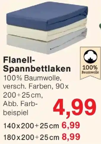 Wiglo Wunderland Flanell Spannbettlaken Angebot