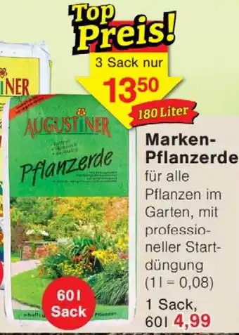 Wiglo Wunderland AUGUSTINER Marken Pflanzerde Angebot