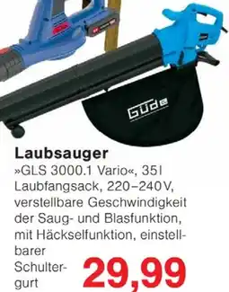 Wiglo Wunderland Güde Laubsauger Angebot