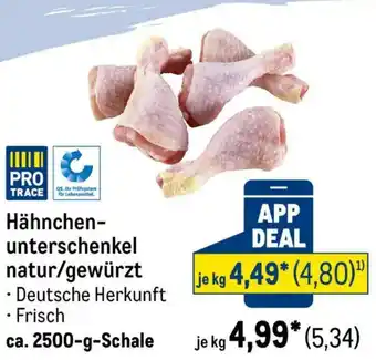 METRO Hähnchen- unterschenkel natur/gewürzt Angebot