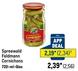 METRO Spreewald Feldmann Cornichons Angebot
