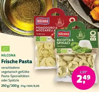 Biomarkt HILCONA Frische Pasta Angebot