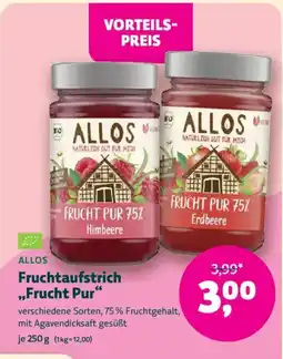Biomarkt ALLOS Fruchtaufstrich ,,Frucht Pur" Angebot