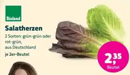 Biomarkt Bioland Salatherzen 2er-Beutel Angebot