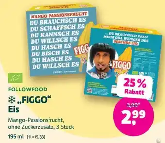 Biomarkt ,,FIGGO" Eis Angebot