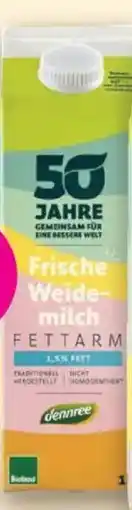Biomarkt DENNREE Frische Weidemilch fettarm Angebot