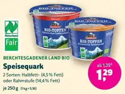 Biomarkt BERCHTESGADENER LAND BIO Speisequark Angebot