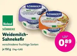 Biomarkt SOBBEKE Weidemilch- Sahnekefir Angebot
