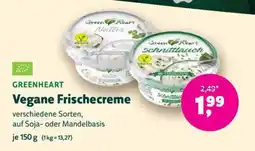 Biomarkt GREENHEART Vegane Frischecreme Angebot