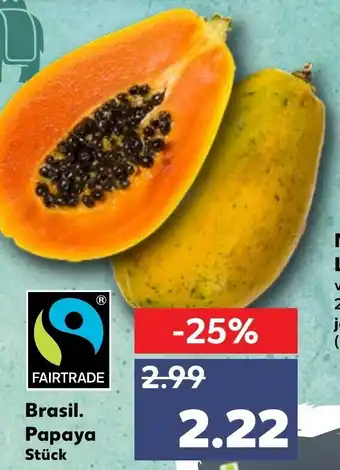 Kaufland Brasil papaya Angebot