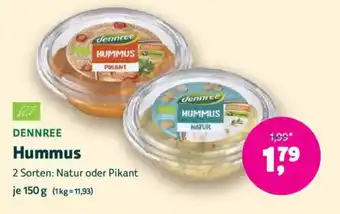 Biomarkt DENNREE Hummus Angebot