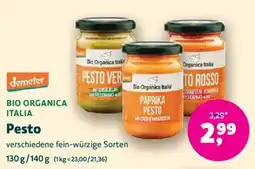 Biomarkt demeter Pesto Angebot
