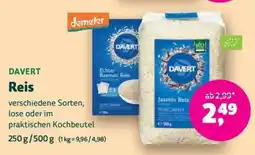 Biomarkt DAVERT Reis Angebot