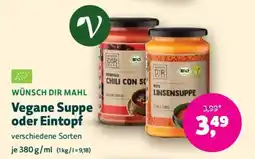 Biomarkt WÜNSCH DIR MAHL Vegane Suppe oder Eintopf Angebot