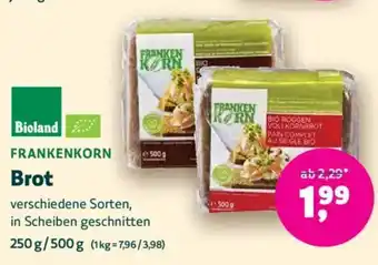 Biomarkt FRANKENKORN Brot Angebot