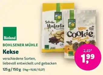 Biomarkt BOHLSENER MÜHLE Kekse Angebot