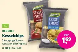 Biomarkt DENNREE Kesselchips Angebot