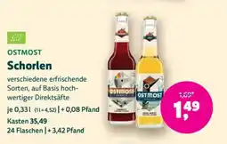 Biomarkt OSTMOST Schorlen Angebot
