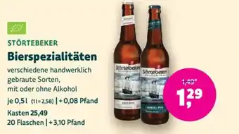Biomarkt STÖRTEBEKER Bierspezialitäten Angebot