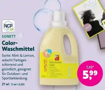 Biomarkt NCP SONETT Color- Waschmittel Angebot