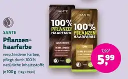 Biomarkt SANTE Pflanzen- haarfarbe Angebot