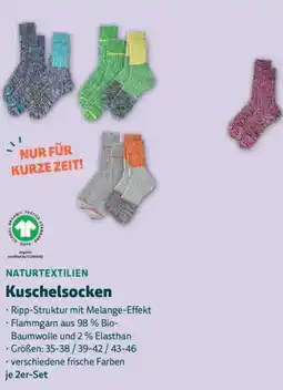 Biomarkt NATURTEXTILIEN Kuschelsocken Angebot