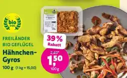 Biomarkt FREILÄNDER BIO GEFLÜGEL Hähnchen- Gyros Angebot