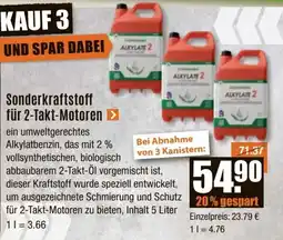 V Baumarkt Sonderkraftstoff für 2-Takt-Motoren Angebot