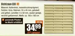 V Baumarkt Dichtzaun ECO Angebot