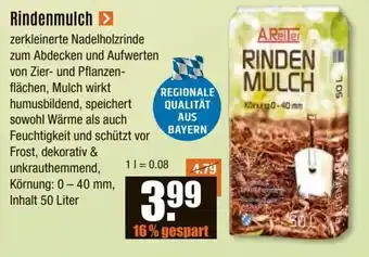 V Baumarkt Rindenmulch Angebot
