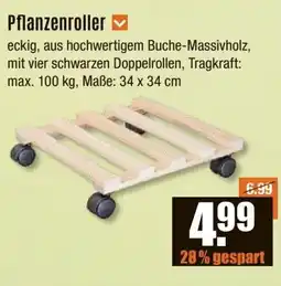 V Baumarkt Pflanzenroller Angebot