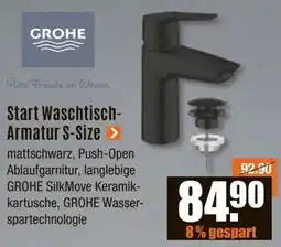 V Baumarkt GROHE Start Waschtisch- Armatur S-Size Angebot