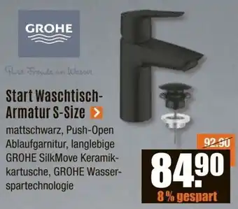 V Baumarkt GROHE Start Waschtisch- Armatur S-Size Angebot