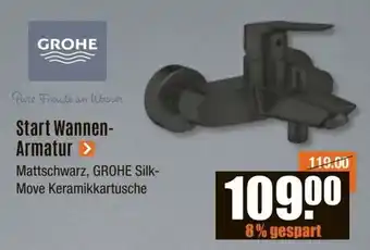 V Baumarkt GROHE Start Wannen- Armatur Angebot