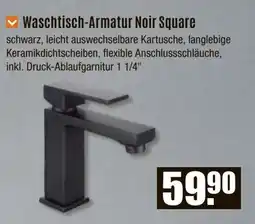 V Baumarkt Waschtisch-Armatur Noir Square Angebot