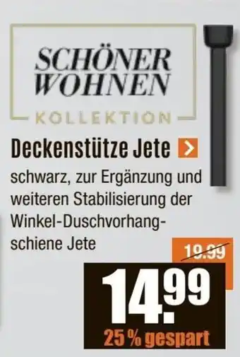 V Baumarkt SCHÖNER WOHNEN Deckenstütze Jete Angebot