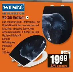 V Baumarkt WENKO WC-Sitz Elephant Angebot