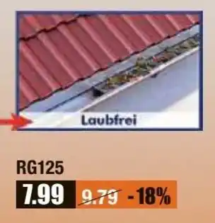 V Baumarkt Sarei Laubschutz RG125 Angebot