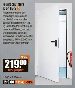 V Baumarkt Feuerschutztüre T30-1 H8-5 Angebot