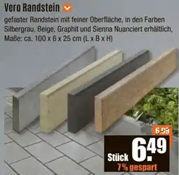 V Baumarkt Vero Randstein Angebot
