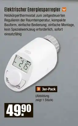 V Baumarkt Elektrischer Energiesparregler 3er-Pack Angebot