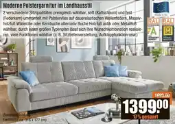 V Baumarkt Moderne Polstergarnitur im Landhausstil Angebot
