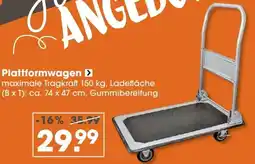V Baumarkt Plattformwagen Angebot