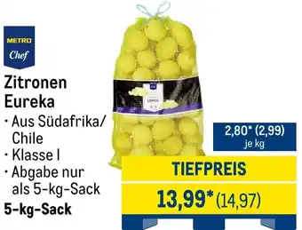 METRO METRO Chef Zitronen Angebot