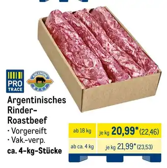 METRO Argentinisches Rinder- Roastbeef Angebot