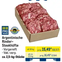 METRO Argentinische Rinder- Steakhüfte Angebot