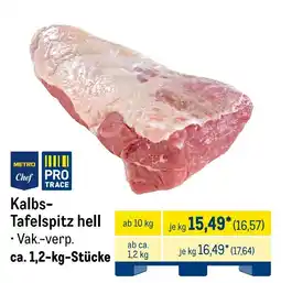 METRO METRO Chef Kalbs- Tafelspitz hell Angebot
